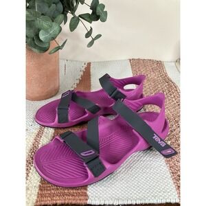 Teva Barracuda Sport Sandals Womens 9 Pink Black Water Travel Outdoor Wear